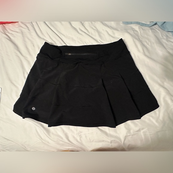 Lululemon Black Pace Rival Skirt *LONG - Picture 2 of 2